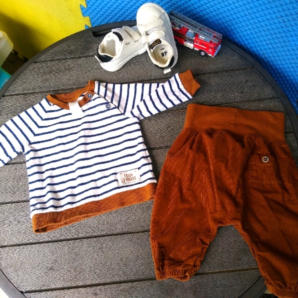 H&M Baby Baby Boy outfit PLUS trainers